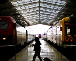 Estação de Santa Apolónia quase deserta em dia de greve