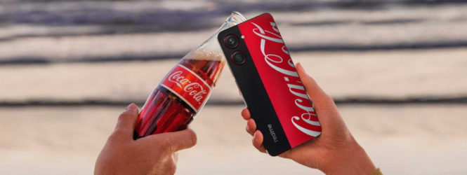 Realme. Eis as imagens do telemóvel da Coca-Cola