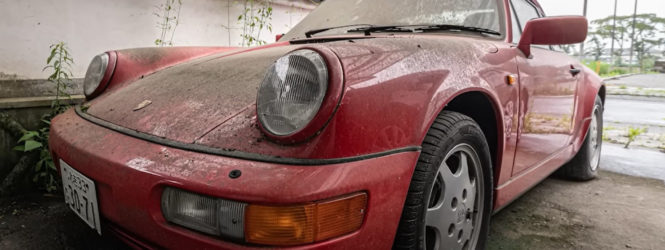 Porsche 911, Skyline ou Subaru WRX encontrados ao abandono