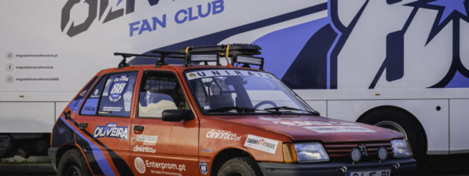 Miguel Oliveira apadrinha rali solidário num Peugeot 205 Junior