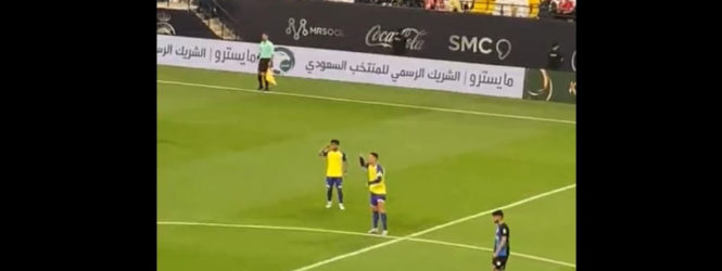 Al Nassr marcou o segundo golo e este foi o gesto de Cristiano Ronaldo