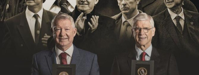 Alex Ferguson e Arséne Wenger entram no ‘Hall of Fame’ da Liga inglesa