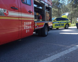 Colisão entre coche e camião provoca um ferido grave em Cantanhede