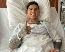Enzo Fernández revela que joga "há oito meses com dores e injeções"